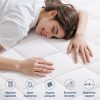 RUGSREAL Twin Quilted Fitted Mattress Pad, Down Alternative Fill, White