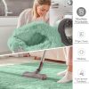 RUGSREAL 2x3 Machine Washable Small Bedside Rug, Soft Fluffy Shaggy Entryway Throw Rugs for Bedroom, Living Room, Indoor Floor Carpet for Kids Girls Boy, Nursery Rooms, Home Decor Aesthetic, Mint Green