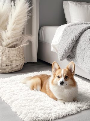 81HGZUzhrYL._AC_SL1500_.jpg RUGSREAL 2x3 Machine Washable Small Bedside Rug, Soft Fluffy Shaggy Entryway Throw Rugs for Bedroom, Living Room, Indoor Floor Carpet for Kids Girls and Boys, Nursery Rooms, Home Decor Aesthetic, Ivory