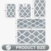 RUGSREAL Bathroom Rugs 36x24, Soft Absorbent Microfiber Bath Rug, Grey