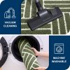 RUGSREAL Indoor Door Mat 36x24, Low-Profile Dirt Resistant Doormat, Green