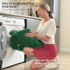 RUGSREAL 2x3 Machine Washable Small Bedside Rug, Soft Fluffy Shaggy Entryway Throw Rugs for Bedroom, Living Room, Indoor Floor Carpet for Kids Girls Boy, Nursery Rooms, Home Decor Aesthetic, Dark Green