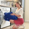 RUGSREAL 2x3 Machine Washable Small Bedside Rug, Soft Fluffy Shaggy Entryway Throw Rugs for Bedroom, Living Room, Indoor Floor Carpet for Kids Girls Boys, Nursery Rooms, Home Decor Aesthetic, Navy Blue