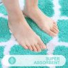 RUGSREAL Bathroom Rugs Set 2 Piece, 30"x20"+24"x20", Turquoise