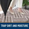 RUGSREAL Indoor Door Mat 32x20, Low-Profile Dirt Resistant Doormat, Khaki