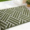 RUGSREAL Indoor Door Mat 36x24, Low-Profile Dirt Resistant Doormat, Green