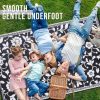 RUGSREAL Outdoor Rug 6x9 ft Waterproof Reversible Floral Mat, Black & White