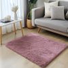 RUGSREAL 2x3 Machine Washable Small Bedside Rug, Soft Fluffy Shaggy Entryway Throw Rugs for Bedroom, Living Room, Indoor Floor Carpet for Kids Girls and Boys, Nursery Rooms, Home Decor Aesthetic, Blush